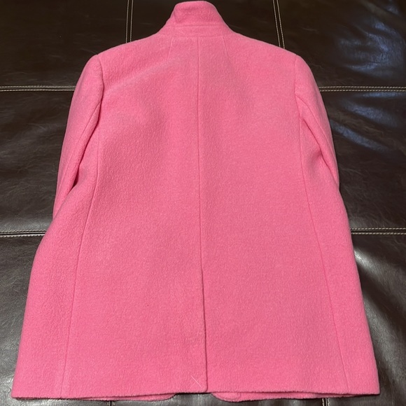 J Crew Leighton blazer-jacket in Italian boiled wool. Color: ROSY PINK - Picture 5 of 13
